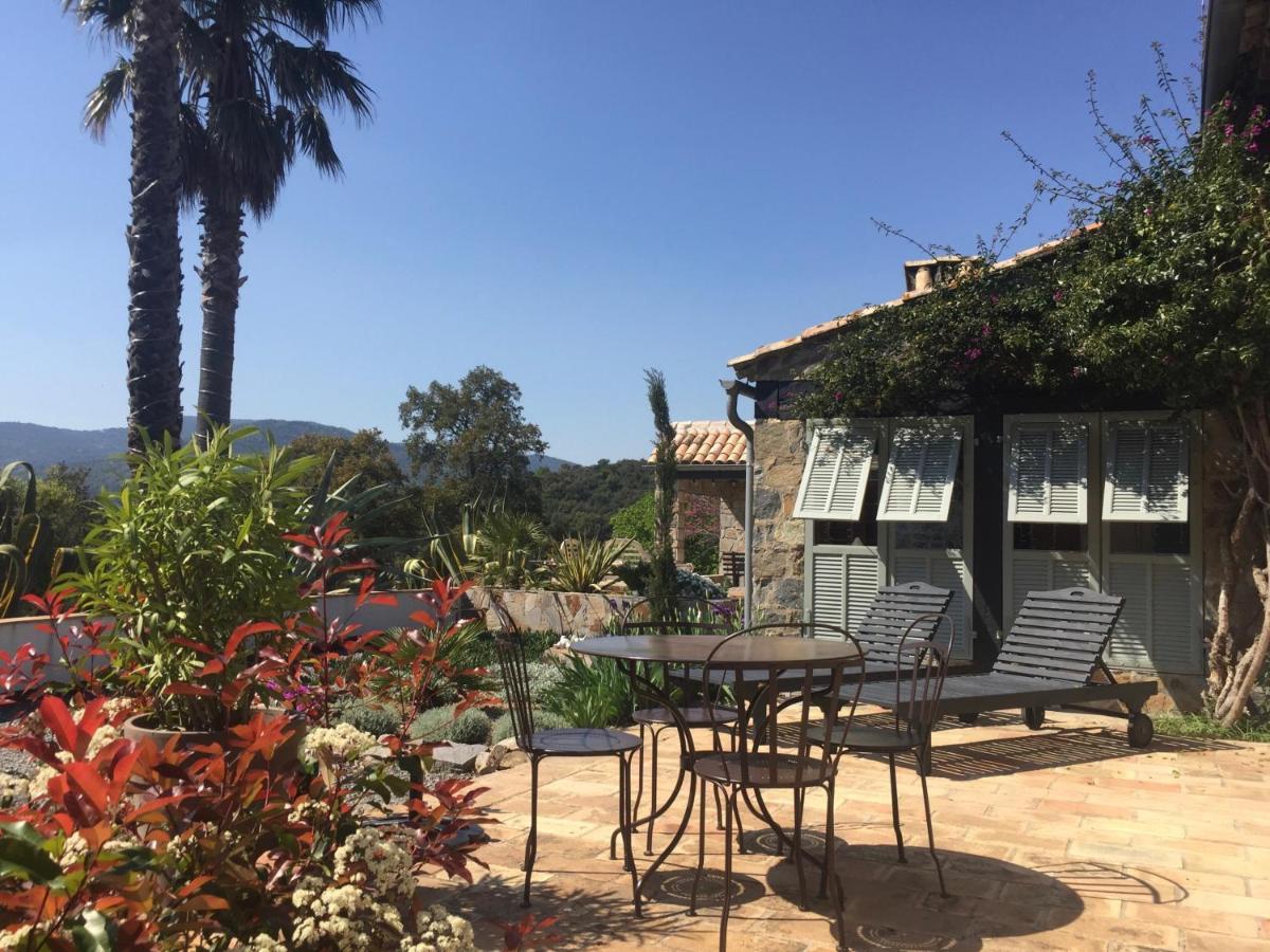 Les Aurochs Bed and Breakfast Grimaud Exteriör bild
