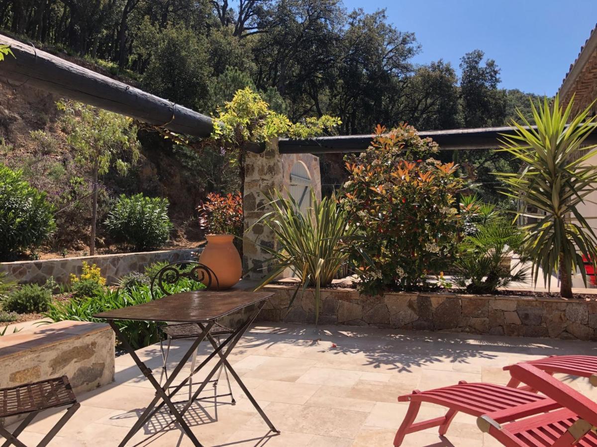 Les Aurochs Bed and Breakfast Grimaud Exteriör bild